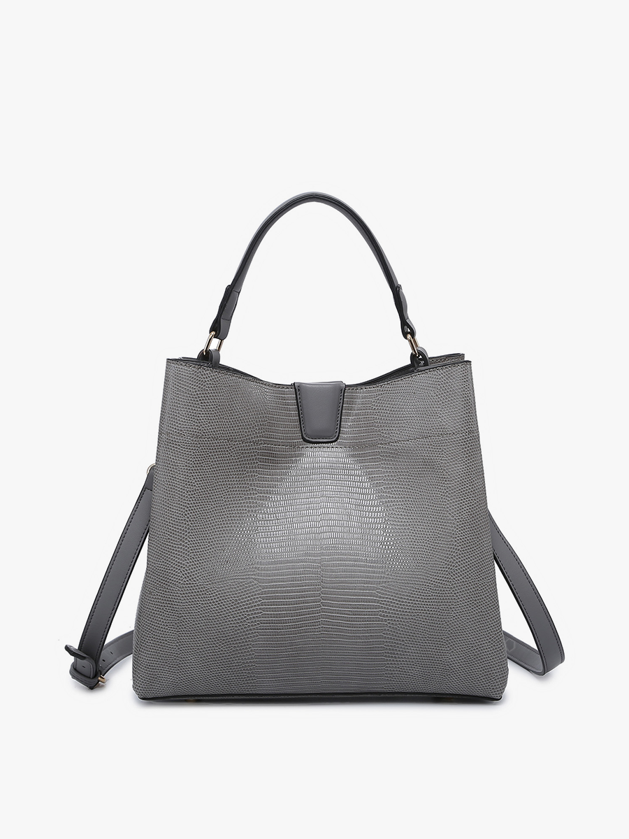 Tati Lizard Monogrammable Satchel
