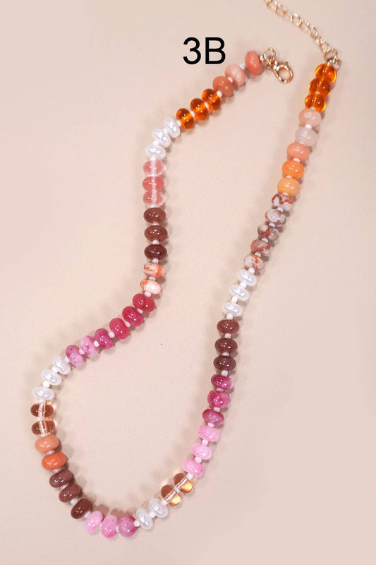 Harlyn Glass Bead Necklace