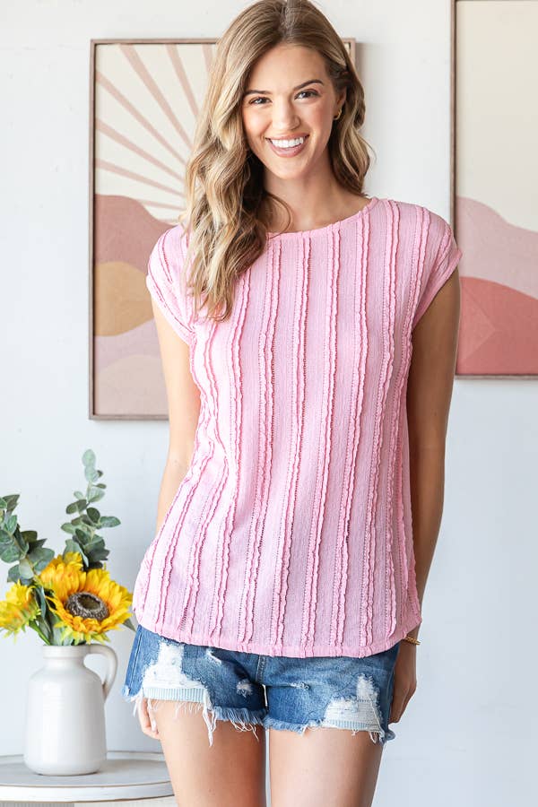 Cleo Textured Top