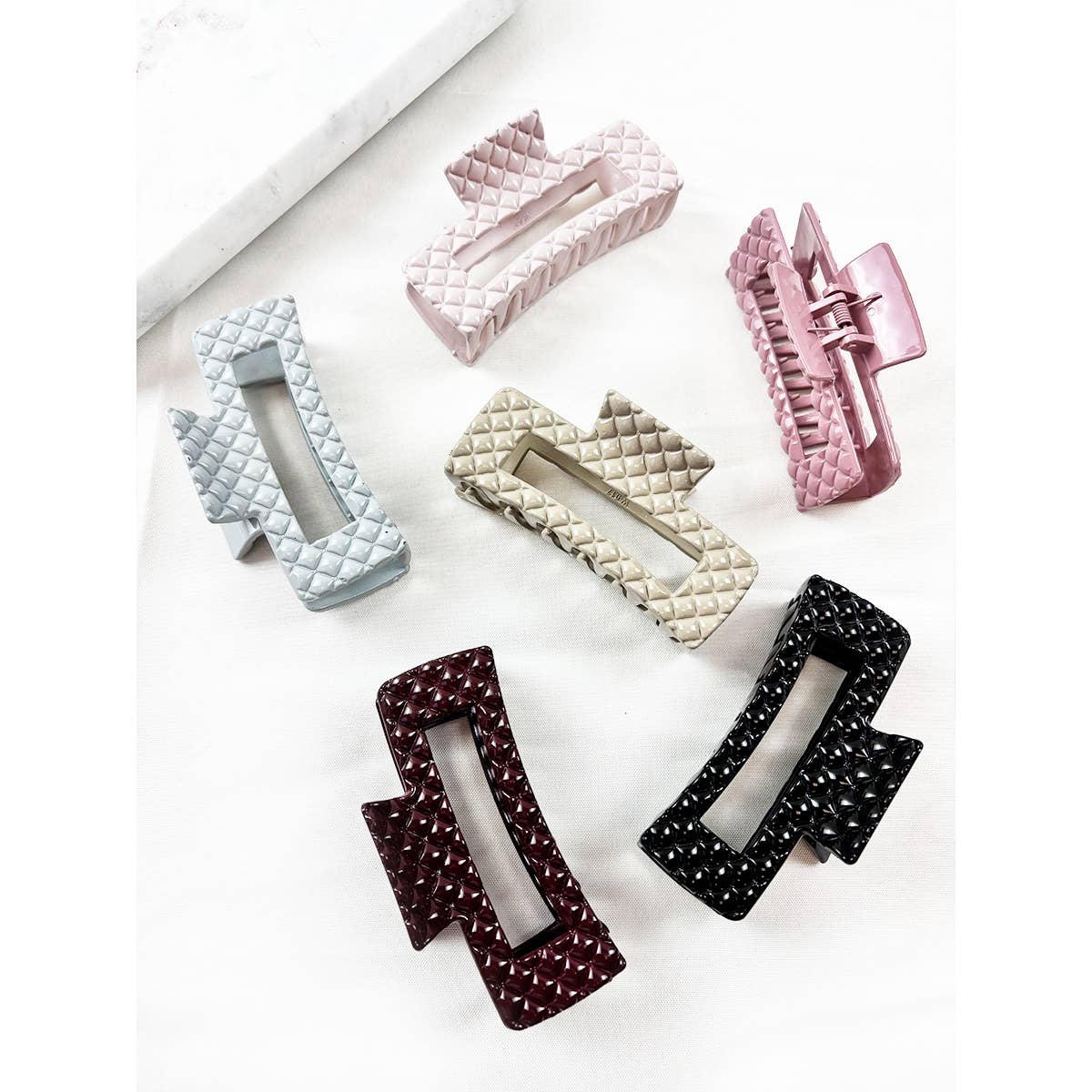 Embossed Cut Out Claw Clip