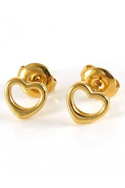 18K Stainless Steel Stud Earrings