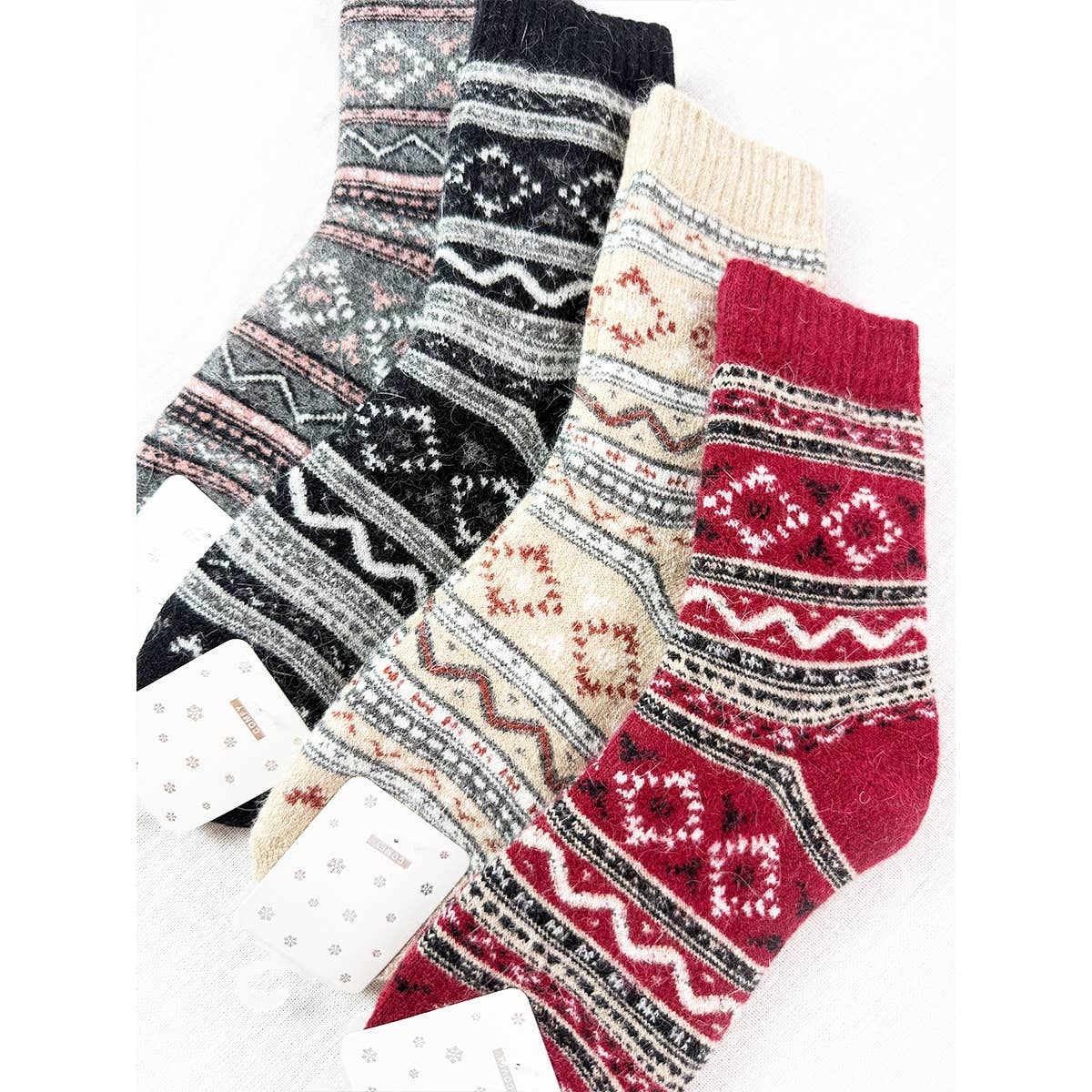 Vintage Winter Aztec Socks