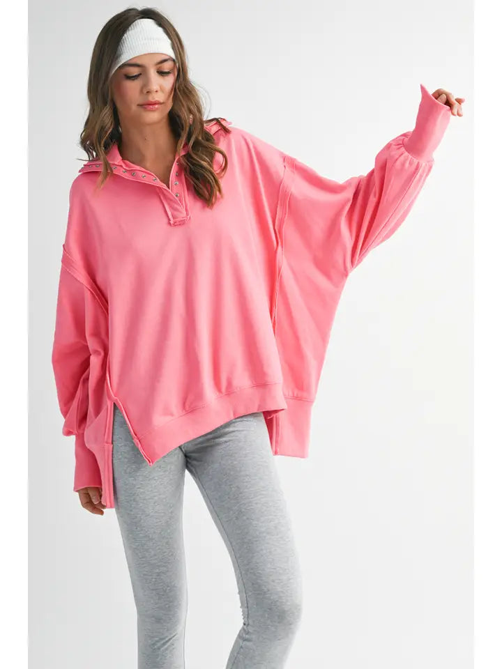 Tamika Henley Sweatshirt