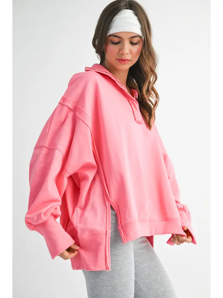 Tamika Henley Sweatshirt