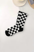 Black Checkered Socks