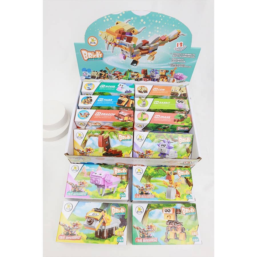 Animal Building Block Toy Set