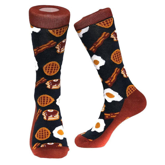 Mens Bacon And Eggs Socks