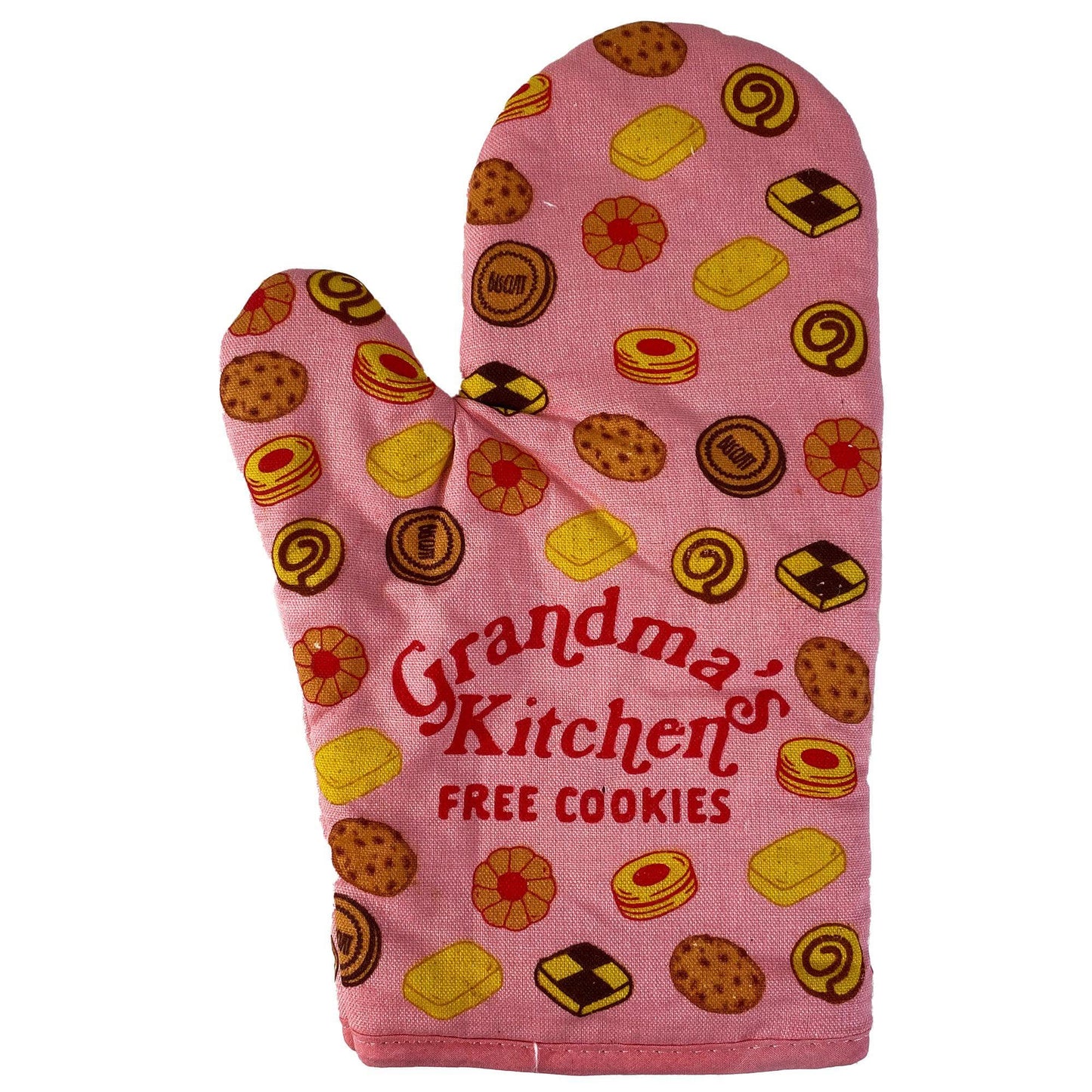 Grandma's Kitchen Free Cookies Oven Mitt