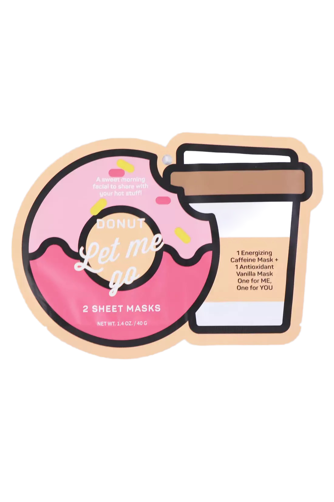 Donut Let Me Go Facial Sheet Mask (2 in 1)