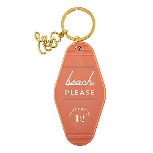 Motel Key Tag - Beach Please