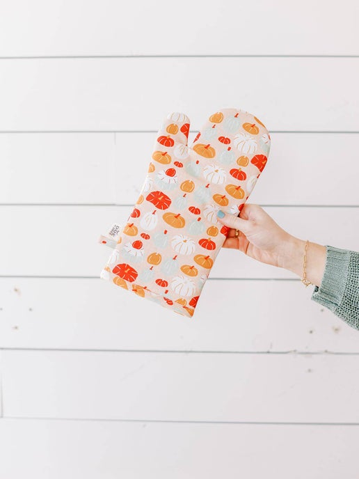 Pumpkin Oven Mitt